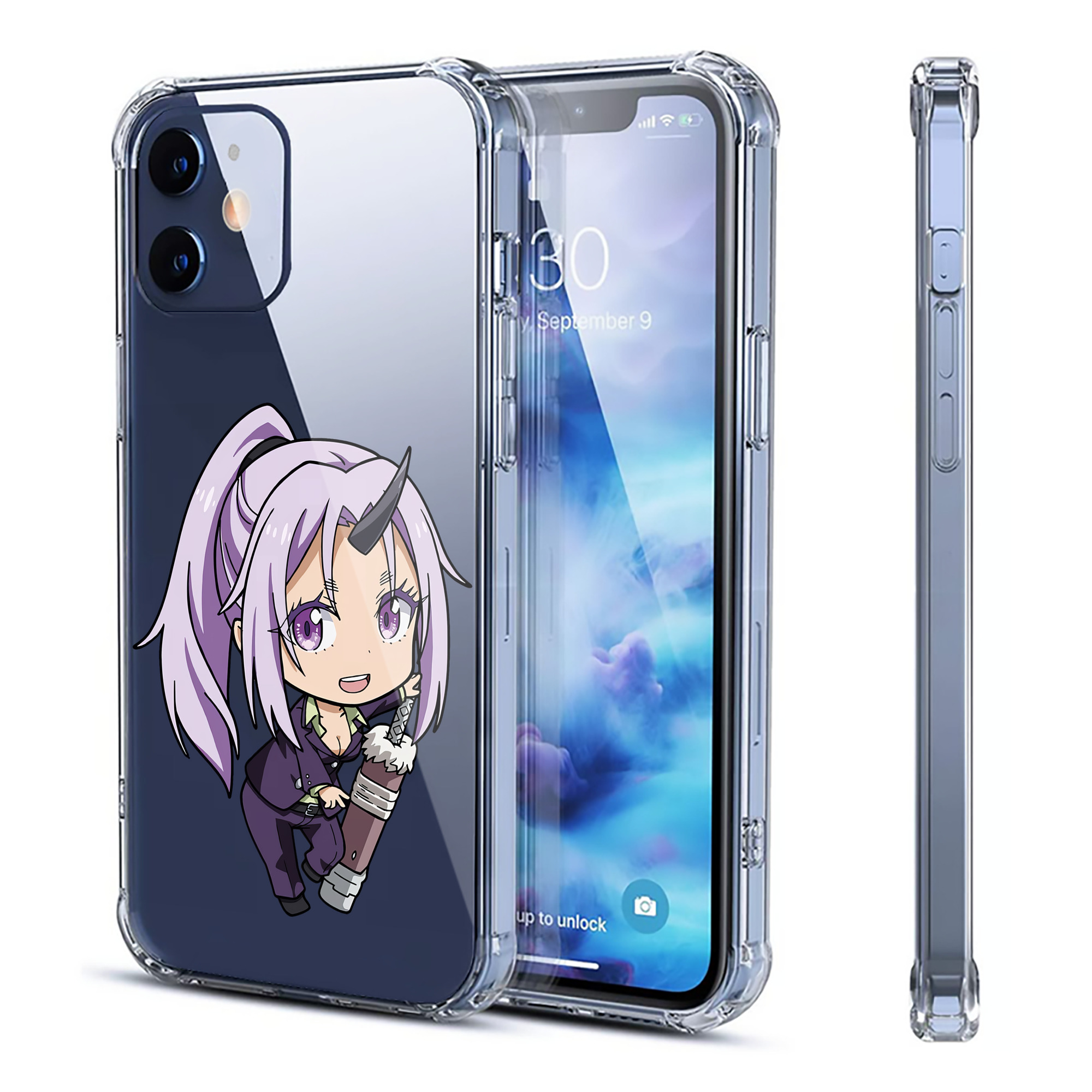（画像用） 転スラ Regarding Reincarnated to Slime 【iPhone 12シリーズ対応】透明スマホケース（クリアソフトケース）